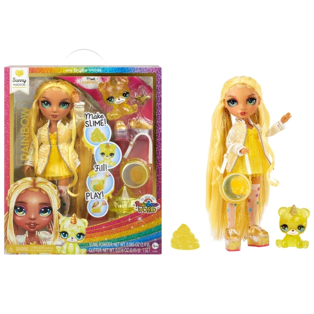 Rainbow High Sunny Madison doll with Slime Kit
